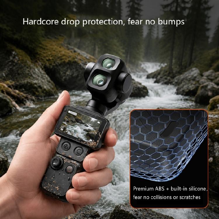 ABS Camera Carrying Case with Silicone Components, Molded Interior Storage, Device Supports and Integrated Card Holders