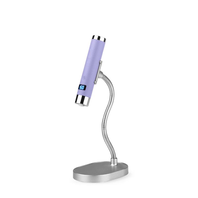

Ai Sensor Nail Lamp UV LED Mini Lamp Rechargeable Cordless Lamp Desktop And Handheld Drying Light Curing All Nail Gel Quickly фіолетовий