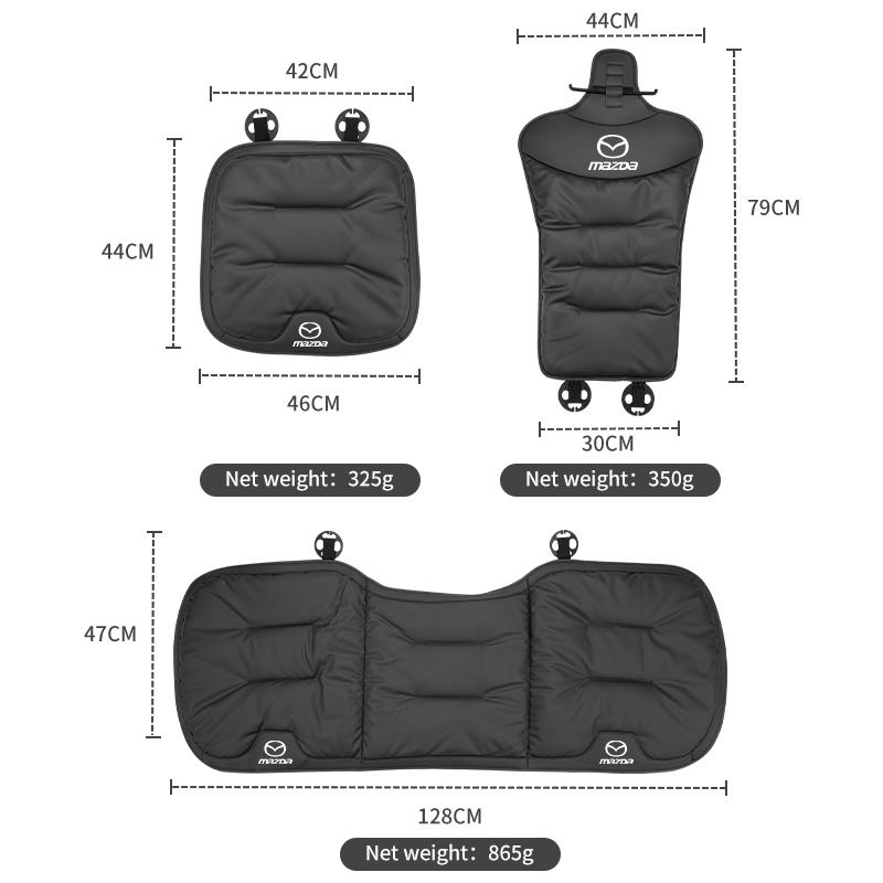 LGIY9 Car Seat Cover Velvet Car Seat Cushion Anti Sratch Chair Protector For Mazda 6 3 5 2 CX5 CX7 323 Demio Axela CX9 MX3 MX5 RX8 RX7