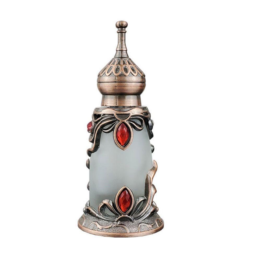 Antiqued Essential Oil Bottle Refillable Empty Dispenser Diffuser Perfume Container  Middle Eastern