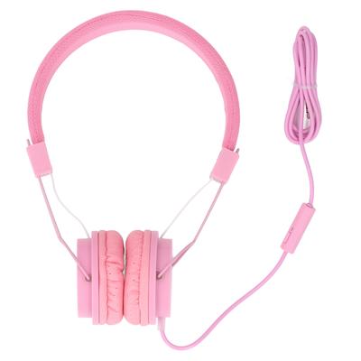 3.5mm Wired Headset with Mic Stereo Foldable Adjustable Headband Inline Control for Music Calls