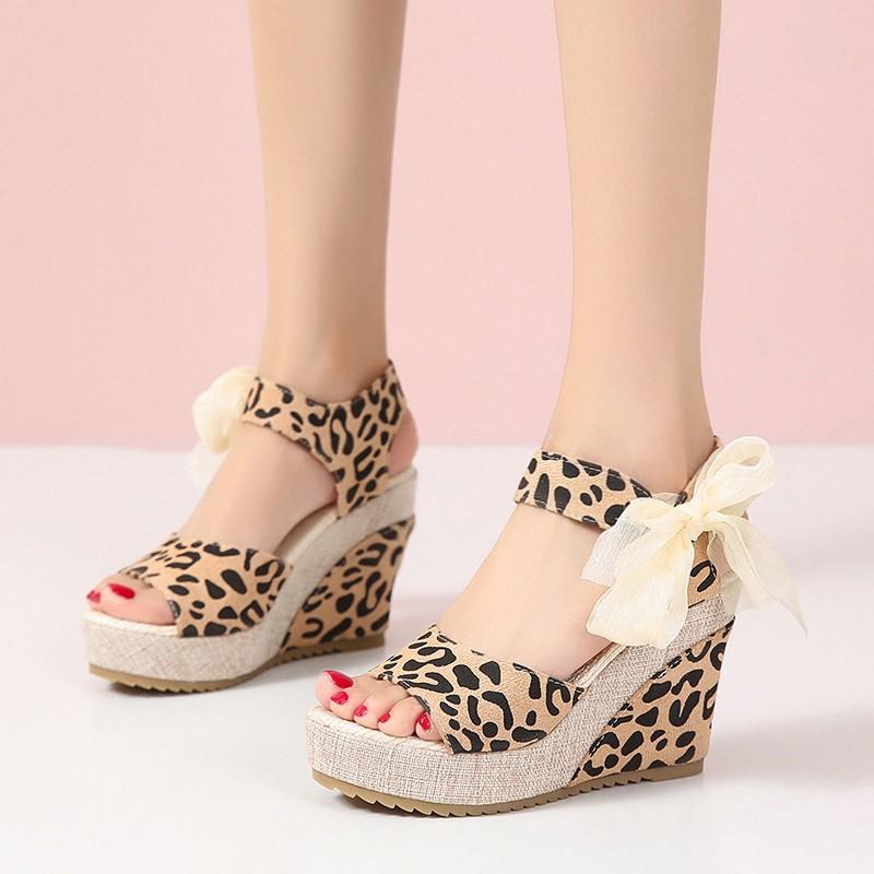 Fashion Shoes for Women Strap Gladiator Hemp Rope Sandal Wedges Shoes Casual Woman Peep Toe Espadrille Summer Platform Sandals