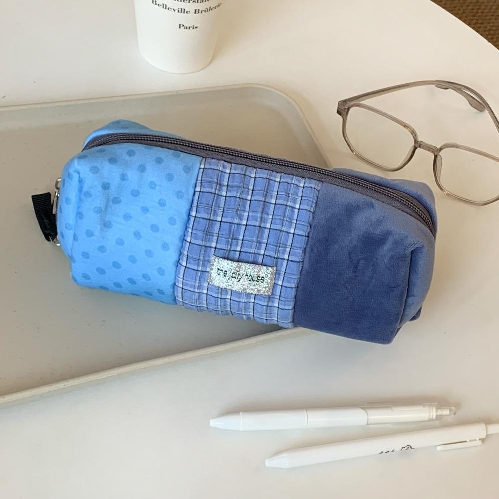 Anti-fall Pencil Pouch Soft Stationery Storage Bag New Pen Bag  Students