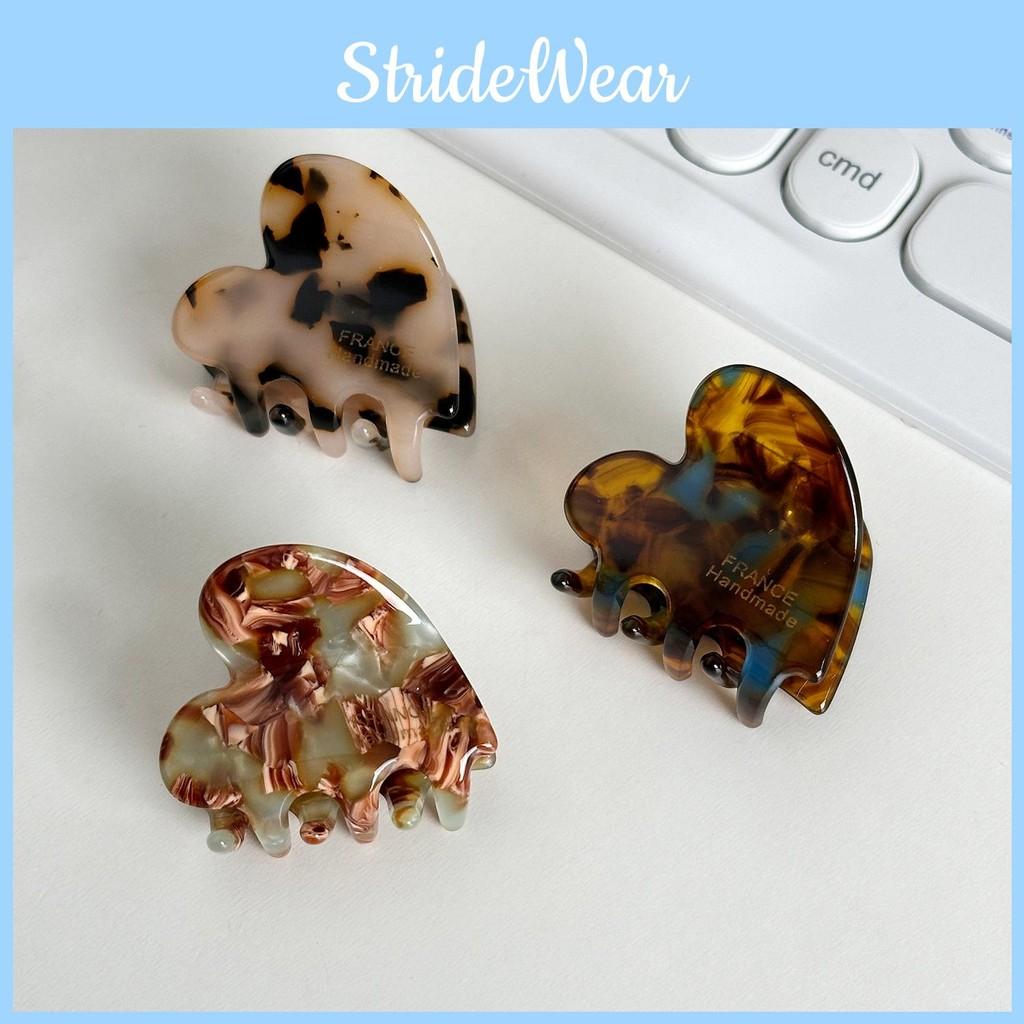 Small Highquality Korean Heart Hair Claw Clip With Unique Patterns For Wear Everyday