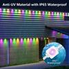 Smart Permanent Outdoor Lights 300FT 180LEDs Eave Lights App Remote Music Sync Waterproof for House Roof Holiday Daily Decor