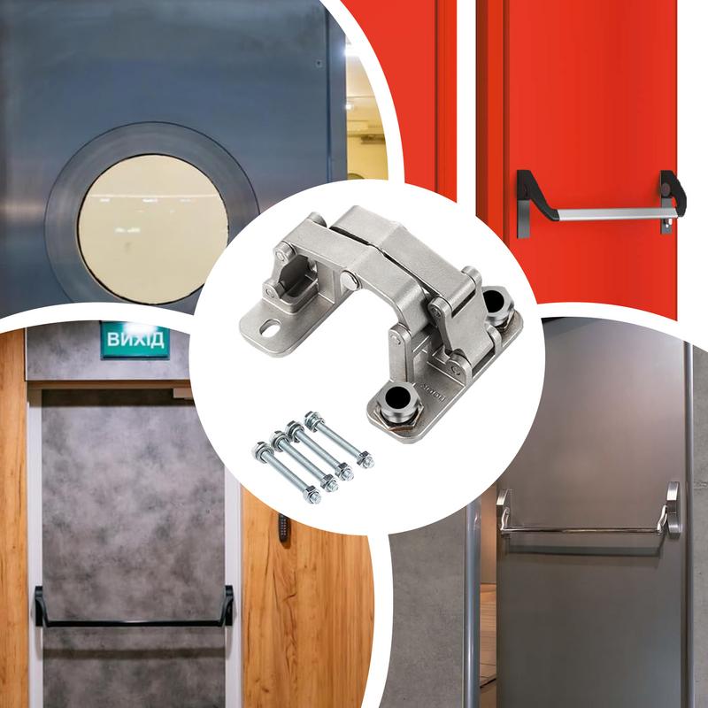 Dobradiças de Porta Secreta Aço Inoxidável de Alta Resistência Dobradiças Ocultas Multifuncionais Grande Abertura Dobradiça Invisível para Porta de Pedra