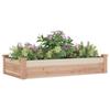 VidaXL Lit surélevé de jardin doublure 120x60x25 cm bois massif sapin 364289