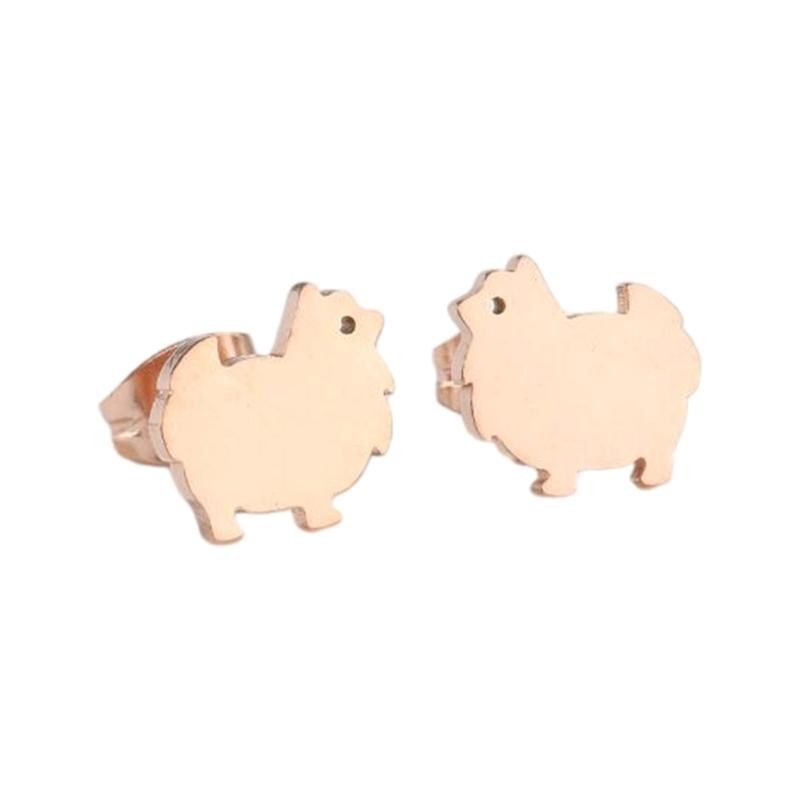 Korean Style Sheep Studs Earrings Animal Earwear Lightweight and Comfortable Ear Accessories for Fashion Enthusiasts