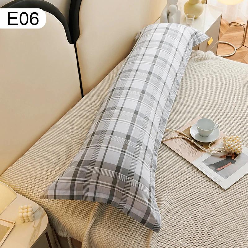 

48X120/150Cm Lover Body Pillowcase Cover Flower Print Soft Cushion Double Long Pillowcase for Beddroom Couch Decorative Home New 48x120cm