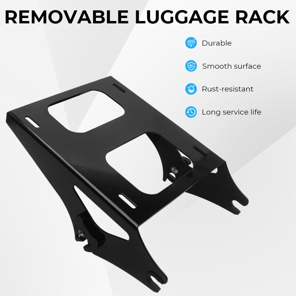 Detachable Two Up Tour Pak Pack Mounting Luggage Rack Steel Alloy Motorcycle For Harley Davidson 2014-25 FLHR FLHRC FLHRSE FLHX