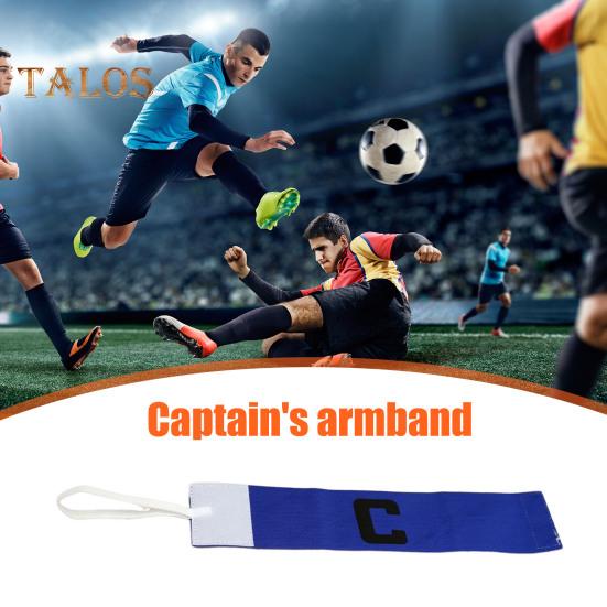 Elastiskt Fotboll Kaptensarmband Nylon Justerbart Spelarband för Ungdom och Vuxen Fotboll Basket Armband Lag Sport Tillbehör