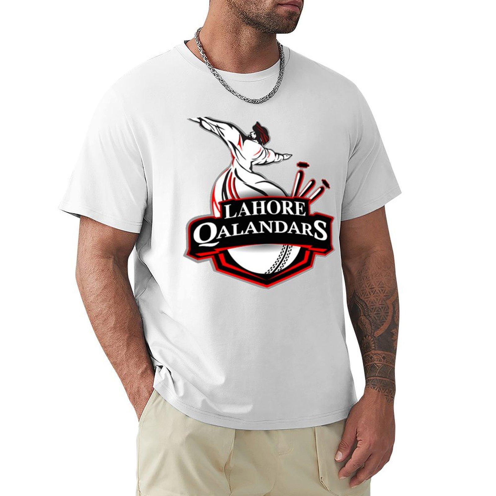 Lahore Qalanders Cricket Team Logo Tshirt Fashion Casual Short Sleeve Top S