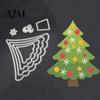 Árvore de Natal Corte Die Stencil Papel DIY Artesanato Scrapbooking Acessório