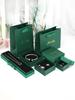 Dark Green Bowknot Jewelry Box for Necklace, Ring, Ear Stud, or Pendant