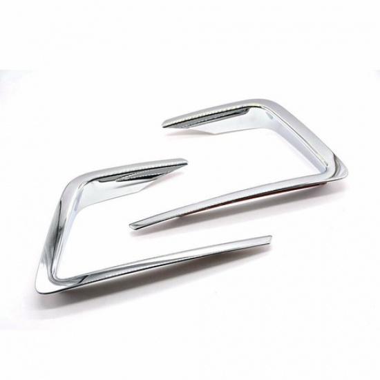 For Ford Expedition 2018- Chrome Front Fog Light Lamp Cover Trim New