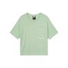 (WMNS) Sportswear Swoosh 3D Logo Loose Breathable Round Neck Short Sleeve Green T-Shirt Women's CZ8912-006
