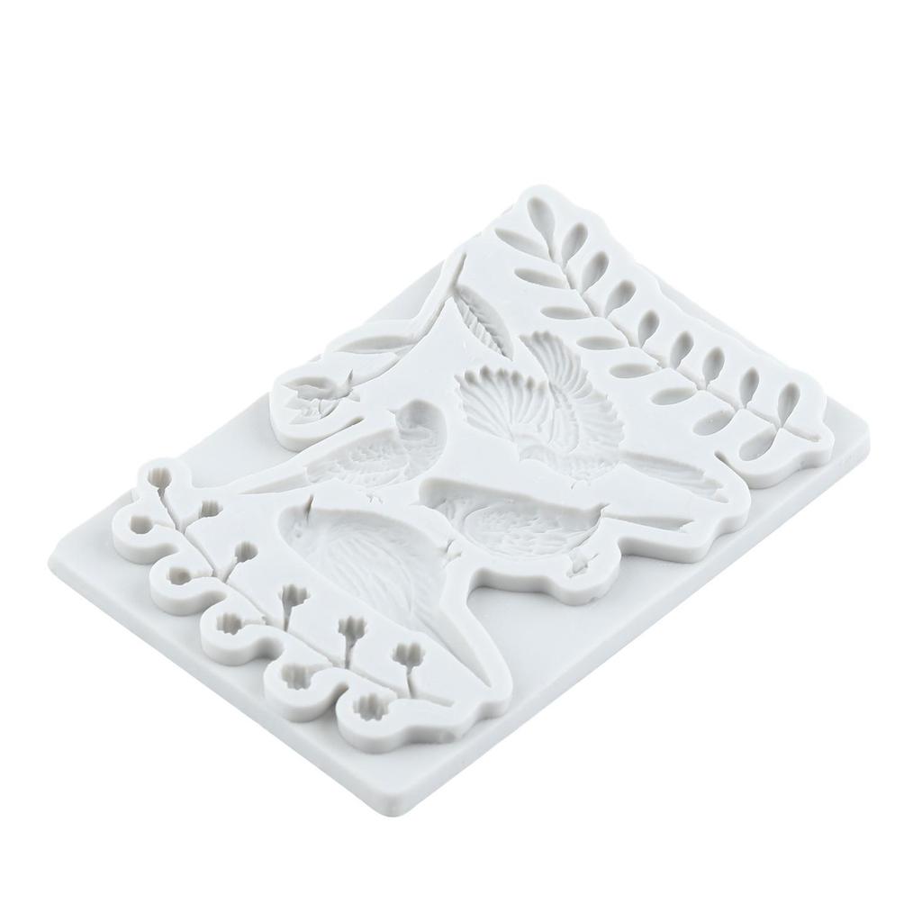 Magpie Silicone Molds Leaves Fondant Mold Cake Decorating Tools Cupcake Topper Chocolate Candy Craft Gum Paste Polymer Clay