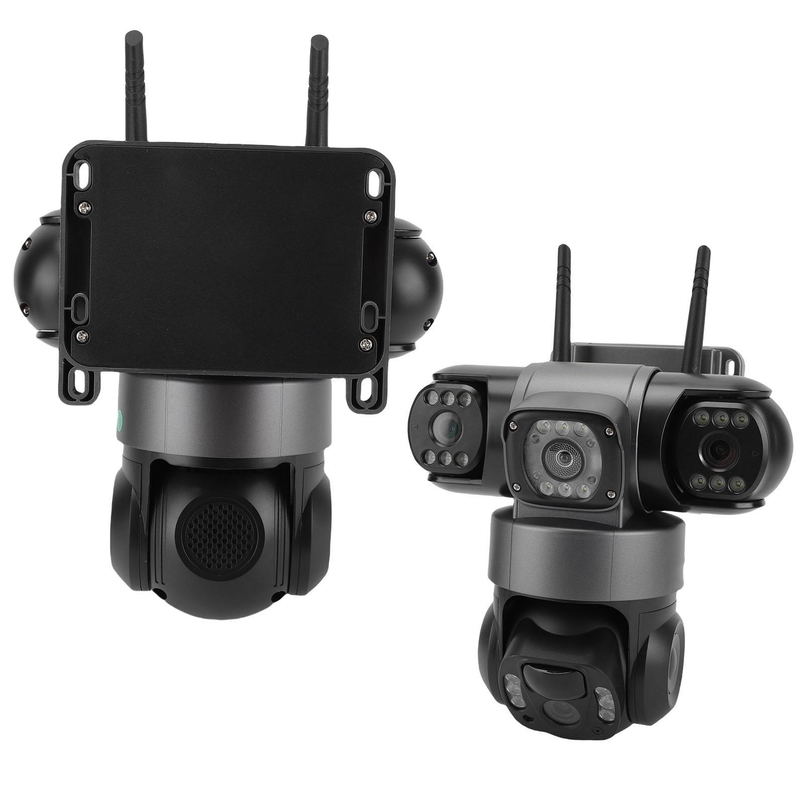 

Triple Lens Solar Wireless Security Camera for V380 PRO 3240x1920 2MP AI Motion Detection 2 Way Talk IP66 8000mAh Battery PTZ WiFi Security Camera