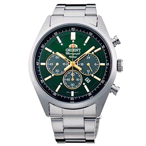 Orient Neo Seventies Chrono Men's Watch WV0031TX Green | Official Domestic Model [Parallel Import]