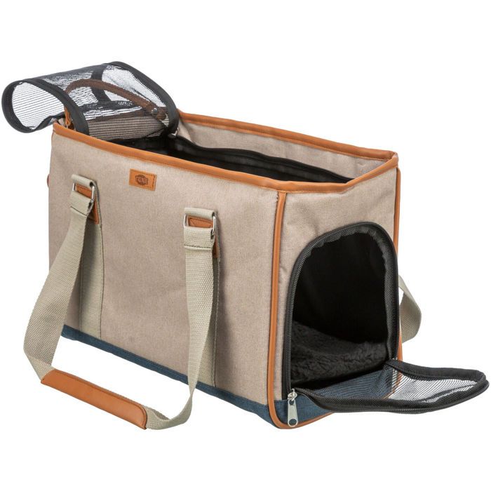 Sac De Transport - TRIXIE - Elisa - Beige - Polyester - Pour Chien Moyen
