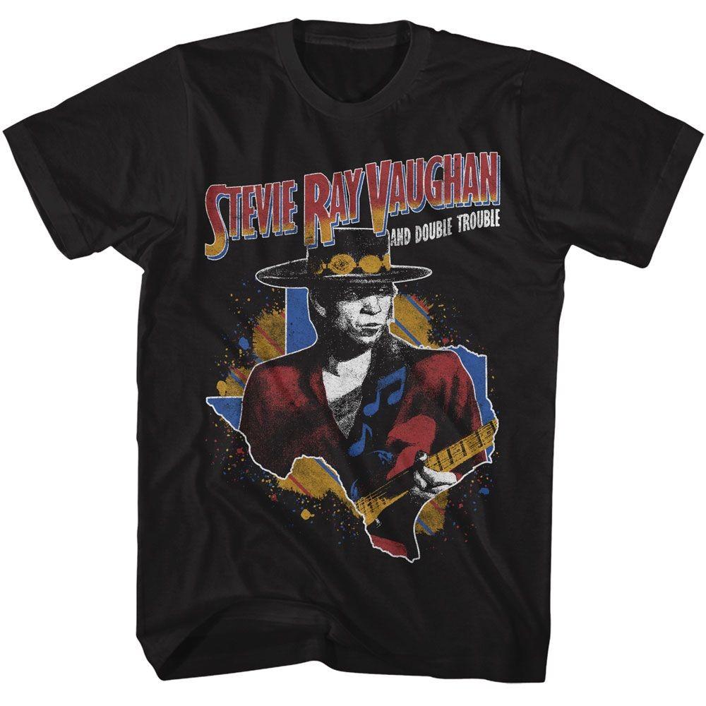 Stevie Ray Vaughan Guitar And Texas Music Shirt XXXXL