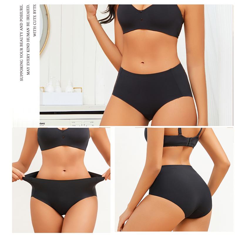 Slip Donna Senza Cuciture Body Modellante Donna Mocha Taglie Forti Mutandine Colore Unico Traspiranti Biancheria Intima Femminile XS-XXL