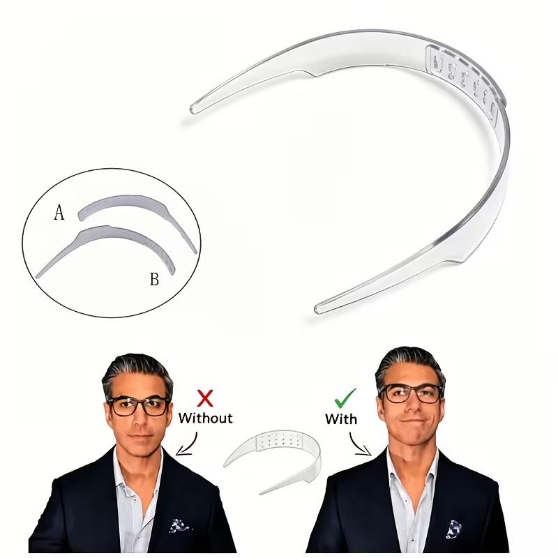 Adjustable PVC shirt collar stay, embedded collar collar choker, unisex formal anti-roll collar stay, collar fastener