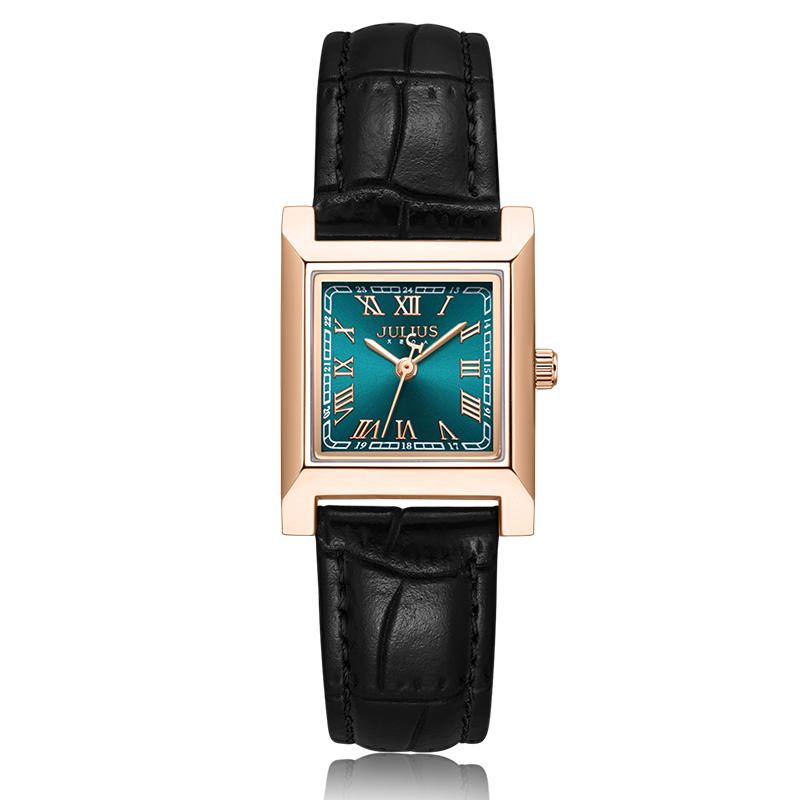 New Women'S WatchLuxurious And Vintage, Versatile Square Design, Elegant Quartz Movement, High-End Small Square Watch For Women.