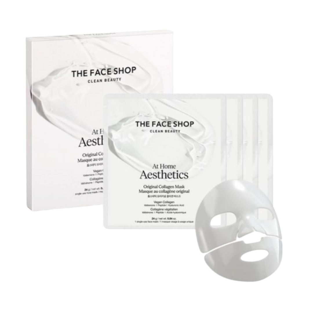 THE FACE SHOP Homestay Original Collagen Hydrating Sheet Mask 4pcs