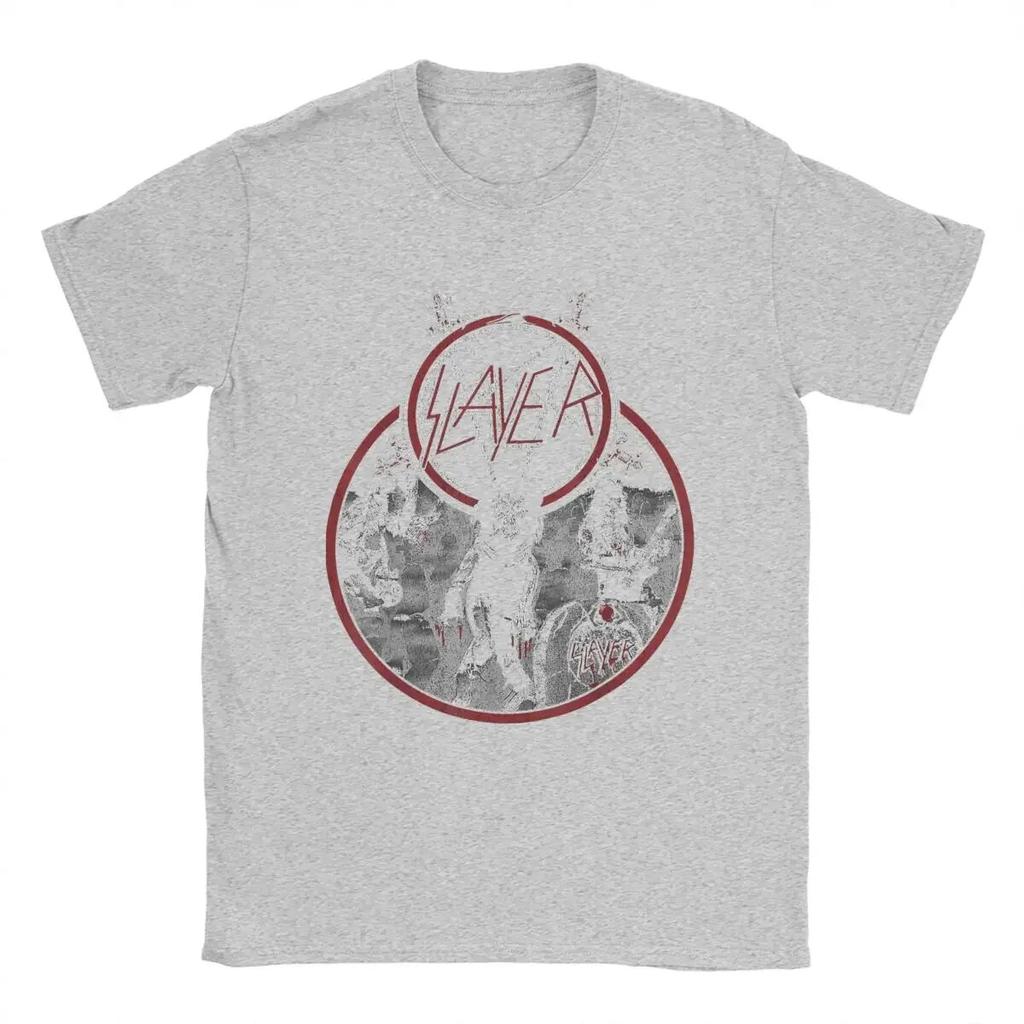 Slayer Live Undead T-shirt för unisex Hipster Cotton Tees Crewneck kortärmade T-shirts Presentidé Kläder