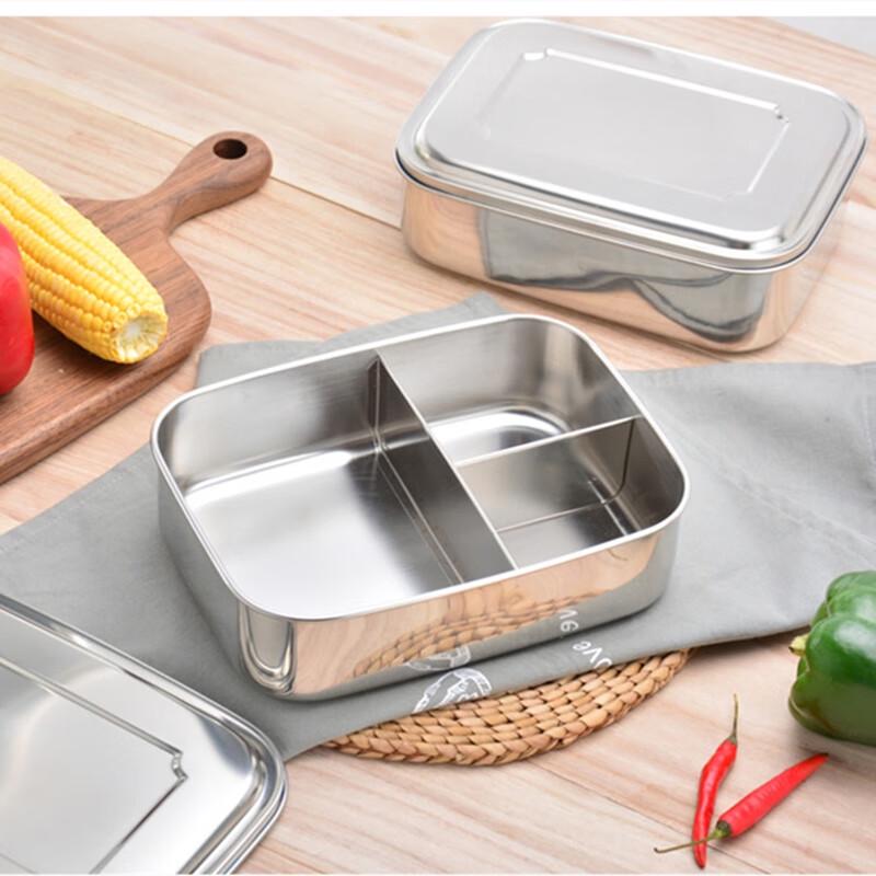USAN HOME 304 Stainless Steel Rectangular Lunch Box