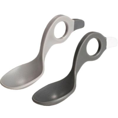 I Can Spoon Infant Self-Spoon Set of 2, Gray, Black, 1 Set, Korean Popular Tableware