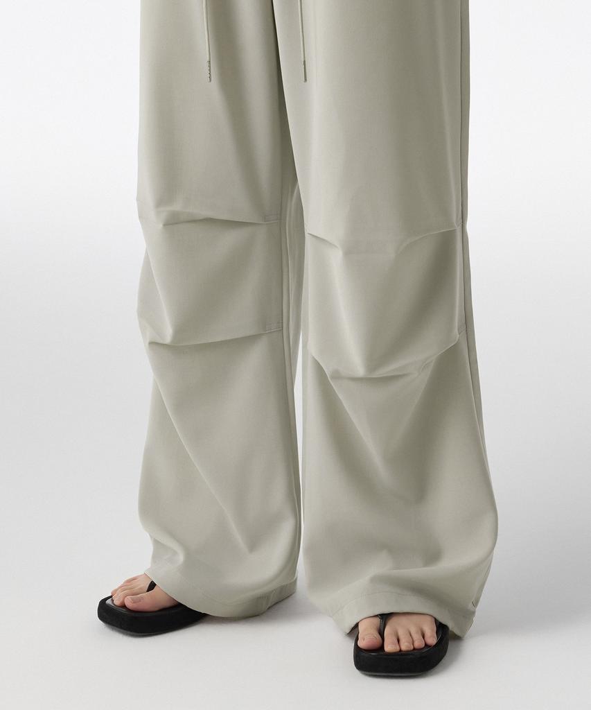 MUSINSA STANDARD WOMAN Women'S Linen-Like Parachute Pants [Light Beige]