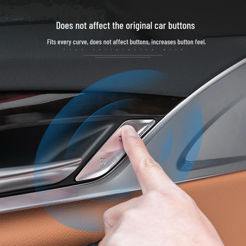 BMW 5 Series 6GT Door Lock Button Stickers (2018-2023 Models)