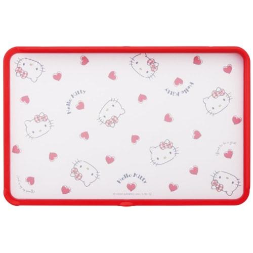 Skater Cutting Board AG+ Antibacterial 21 x 32.5cm M Hello Kitty Red Heart Sanrio Dishwasher Safe KTMT1AG-A with Guard that Can Use Both Sides to Prev