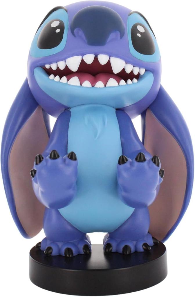 Figurine support manette - Disney - Smiley Stitch - 21,6 cm - Compatible PS5 et Xbox - Cadeau fan Lilo & Stitch