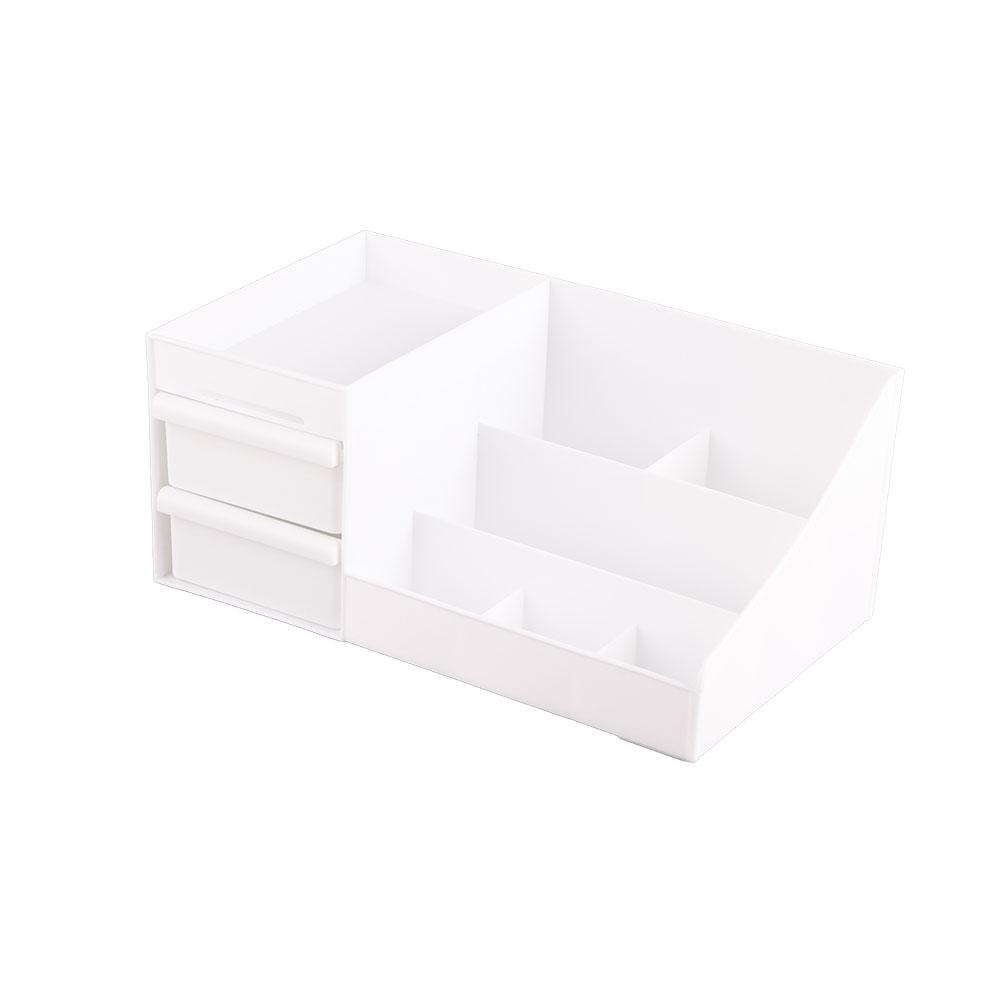 Cutie de Depozitare Cosmetice Elegantă Multifuncțională Organizator de Machiaj de Blat cu Sertare pentru Școală