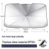 Car Windshield Sunshade - Titanium Silver Heat Insulation Visor
