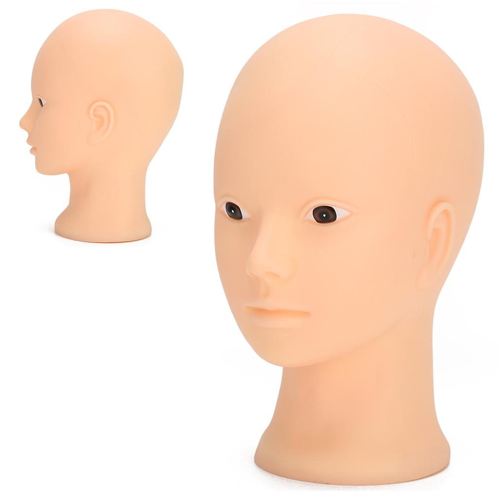 Mannequin Head Makeup Training Practice Wig Hat Display Bald Mannequin Head 49cmwithout Makeup