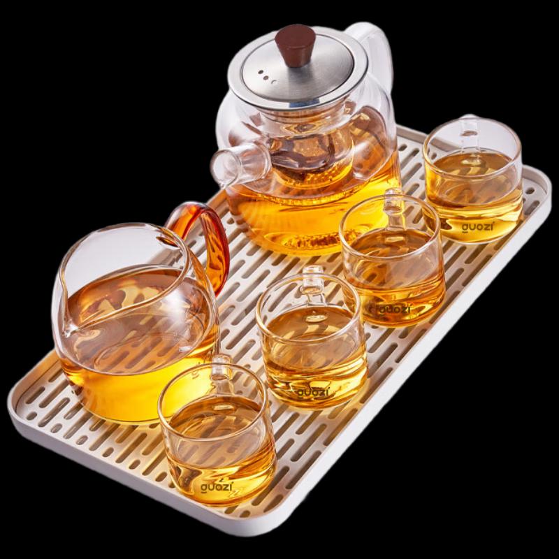 GUOZI Gewu Glass Tea Set