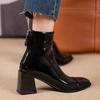 High Heels Women Short Boots Ankle Fashion Chunky Shoes New Trend Sexy Pumps  Winter Goth Heeled Woman Chelsea Botas Mujer