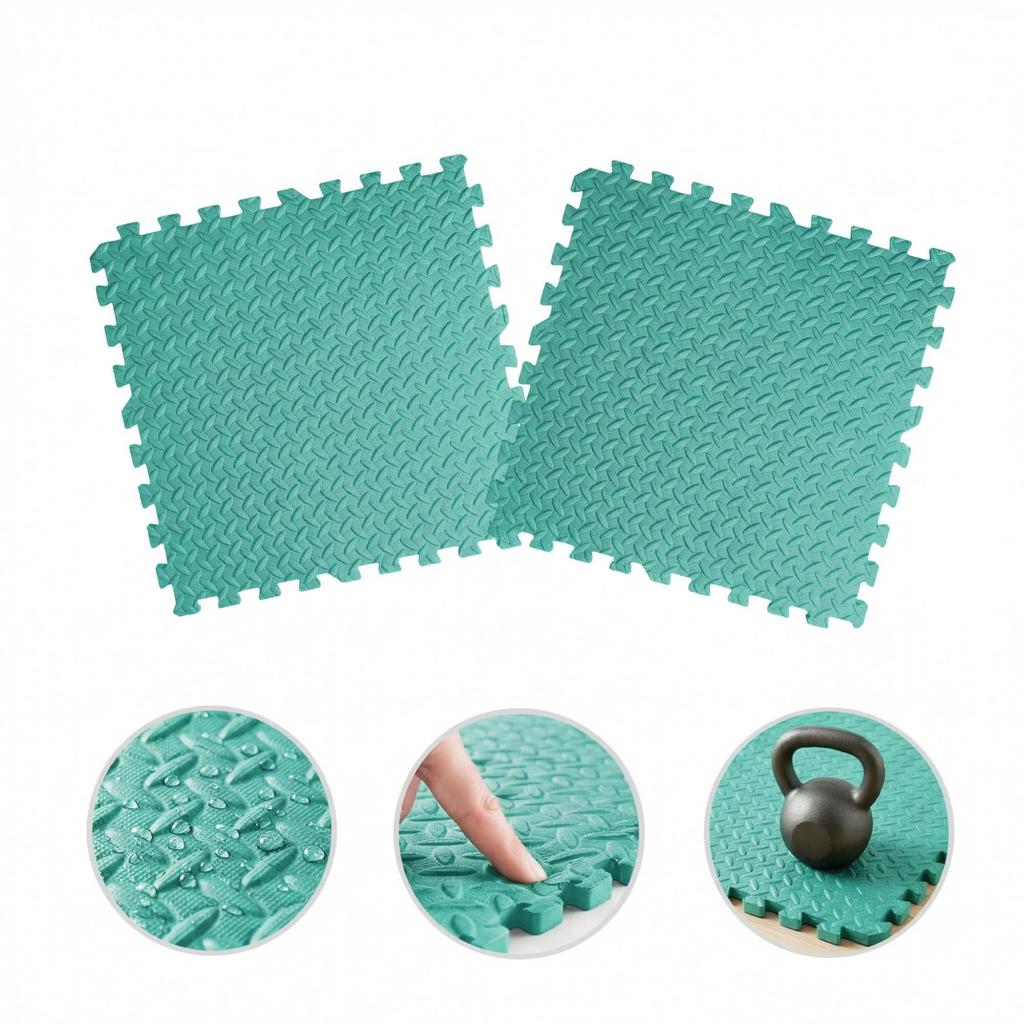 X-Star Foam Mat 4 Pcs. 60X60Cm - Turquoise