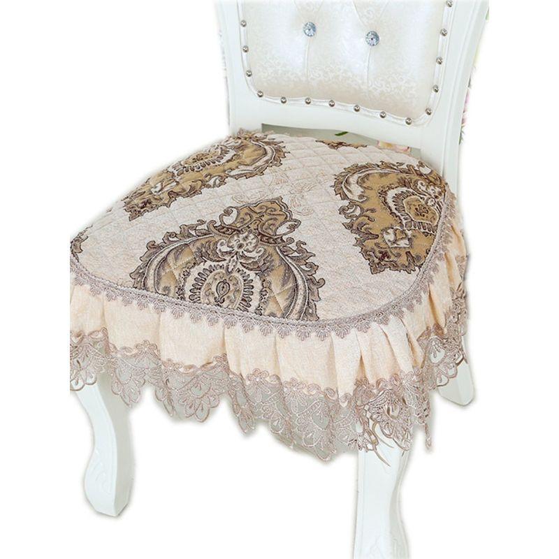 High-End Dining Chair Cushion Cushion All Year Round Fabric Chair Cushion Home Dining Chair Seat Cover Extra Large Chair Cover Stool Cover