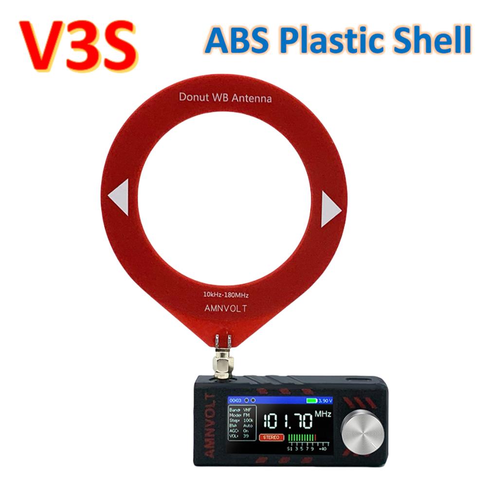 Upgrade V4/V3S SI4732 DSP Radio Receiver All Band Mini Radio FM AM SSB LSB USB 1.9inch IPS Screen Pocket Radios for Home Outdoor