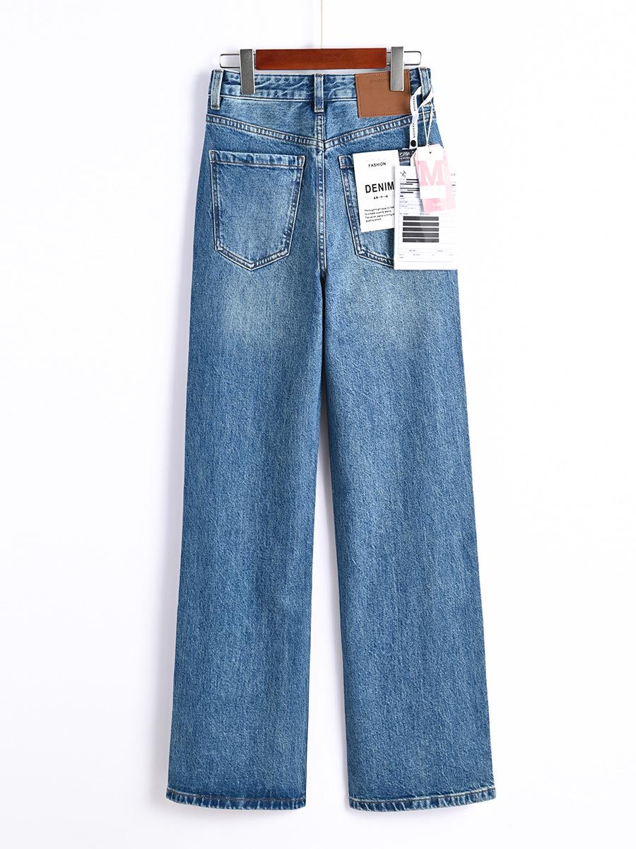Premium Washed Wide Leg Turkish Fabric Jeans: High-Quality Heavy Duty 26