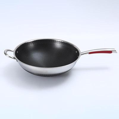 Triceratops Dream Wings 316 Stainless Steel Non-stick Wok