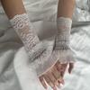 Lace Trim Lace Arm Sleeves Mesh Wrist Sleeves Vintage Fingerless Gloves  Lolita Decor