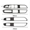 4Pcs Carbon Fiber Interior Door Control Cover Trim For Subaru Forester 2005-08