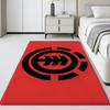 Fashion E-Element Skateboards Logo Floor Mat Soft Flannel Entrance Door Mat Non Slip Absorbent Bathroom Bedroom Floor Rug