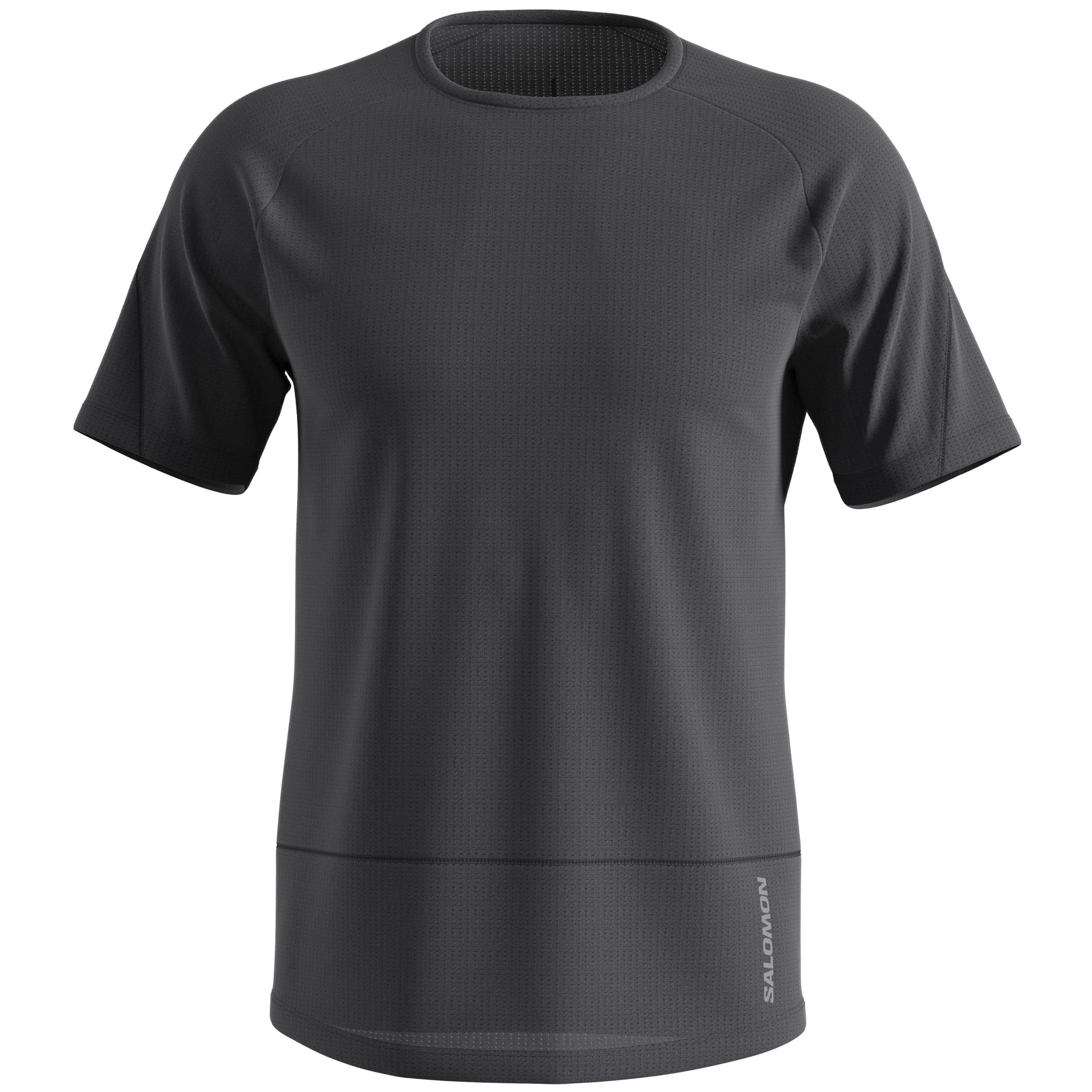 

Salomon CROSS RUN SHORTSLEEVE Deep Size Outdoor Men s TEE, Black, S, T-Shirt